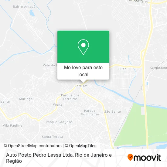 Auto Posto Pedro Lessa Ltda mapa