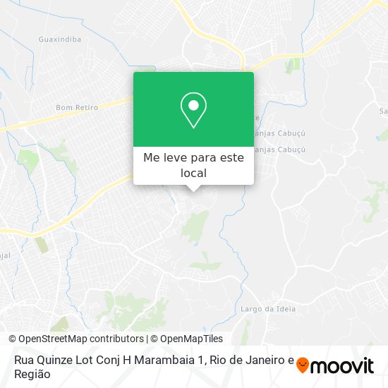 Rua Quinze Lot Conj H Marambaia 1 mapa