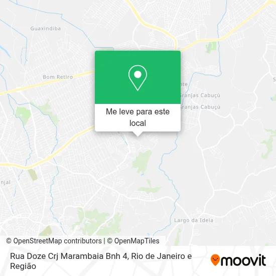 Rua Doze Crj Marambaia Bnh 4 mapa