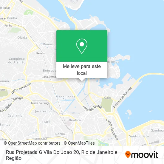 Rua Projetada G Vila Do Joao 20 mapa
