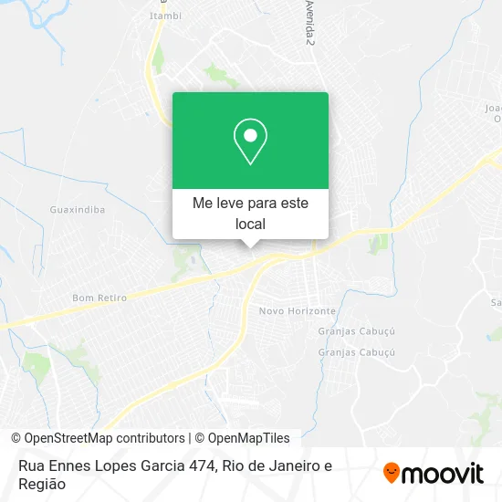 Rua Ennes Lopes Garcia 474 mapa
