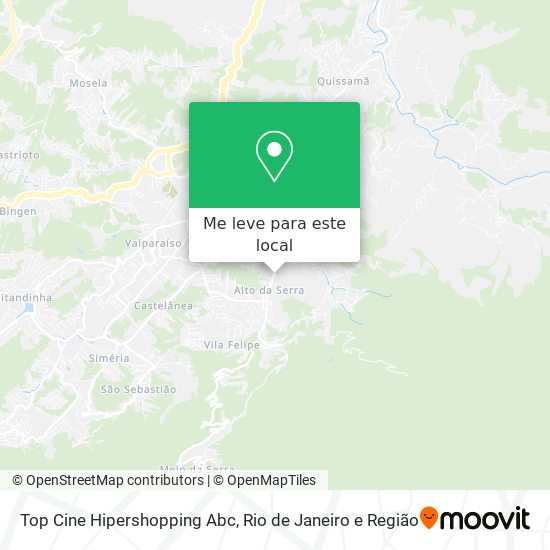 Top Cine Hipershopping Abc mapa