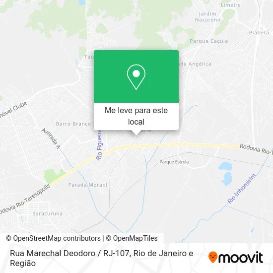 Rua Marechal Deodoro / RJ-107 mapa