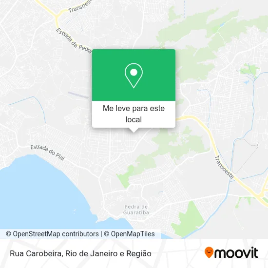 Rua Carobeira mapa