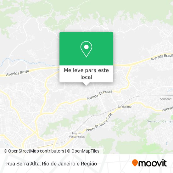 Rua Serra Alta mapa