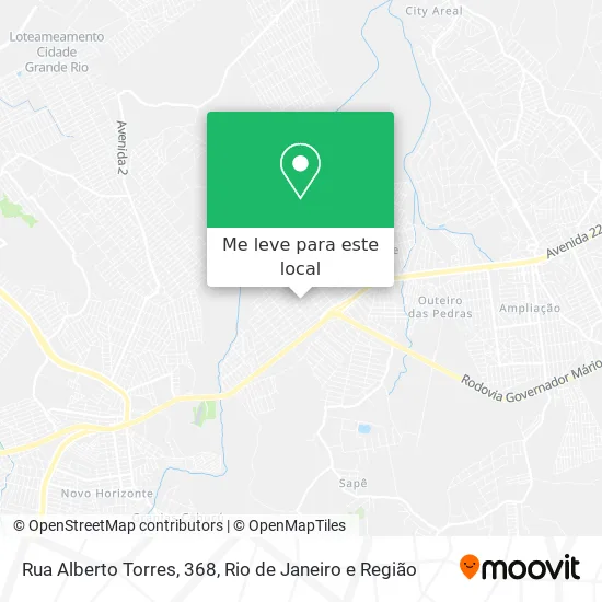 Rua Alberto Torres, 368 mapa