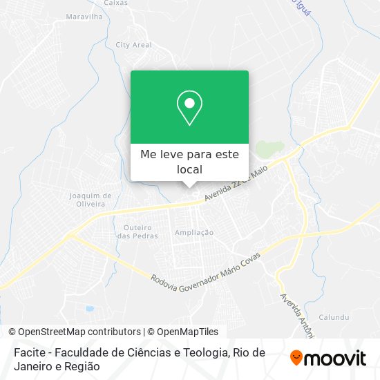 Facite - Faculdade de Ciências e Teologia mapa