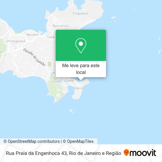 Rua Praia da Engenhoca 43 mapa