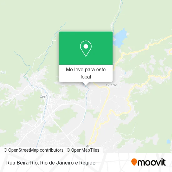 Rua Beira-Rio mapa