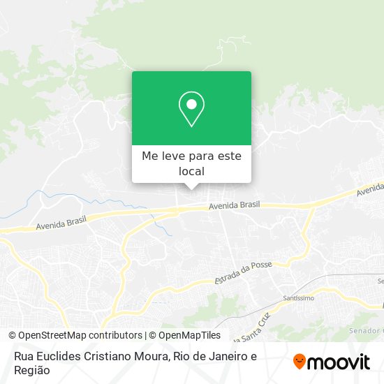 Rua Euclides Cristiano Moura mapa
