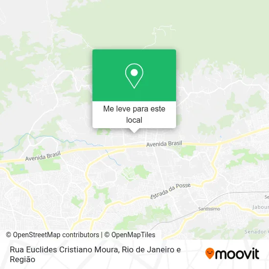 Rua Euclides Cristiano Moura mapa