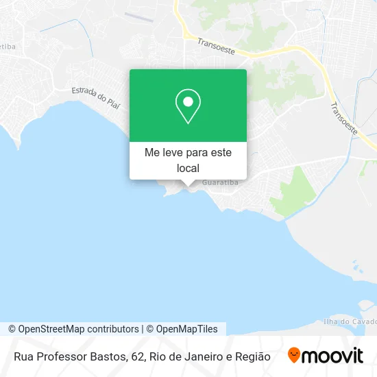 Rua Professor Bastos, 62 mapa