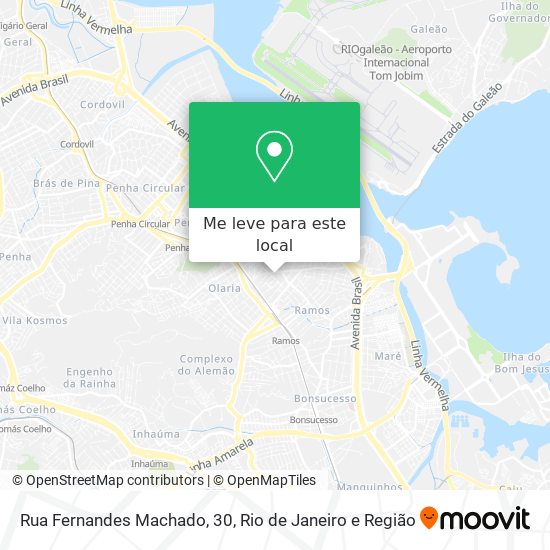 Rua Fernandes Machado, 30 mapa