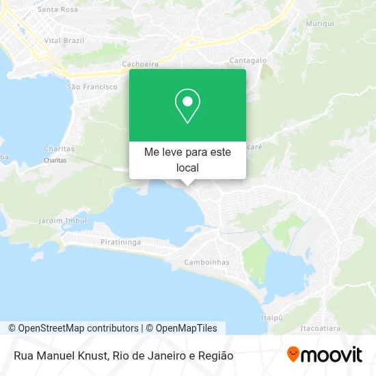 Rua Manuel Knust mapa