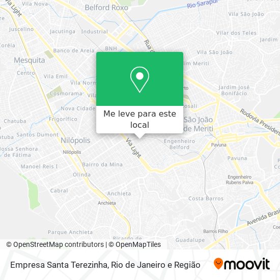 Empresa Santa Terezinha mapa