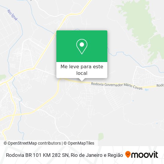 Rodovia BR 101 KM 282 SN mapa