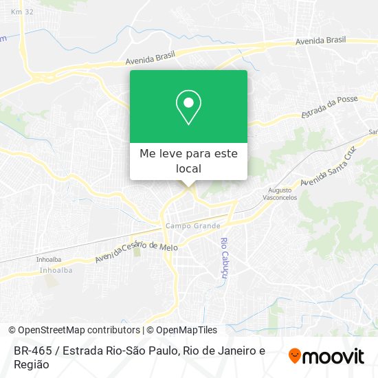 BR-465 / Estrada Rio-São Paulo mapa