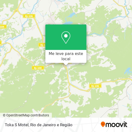 Toka S Motel mapa