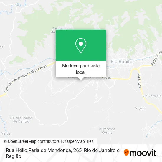 Rua Hélio Faria de Mendonça, 265 mapa