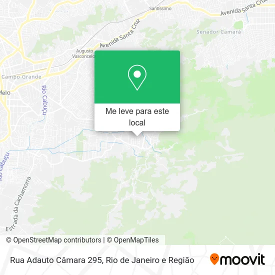 Rua Adauto Câmara 295 mapa