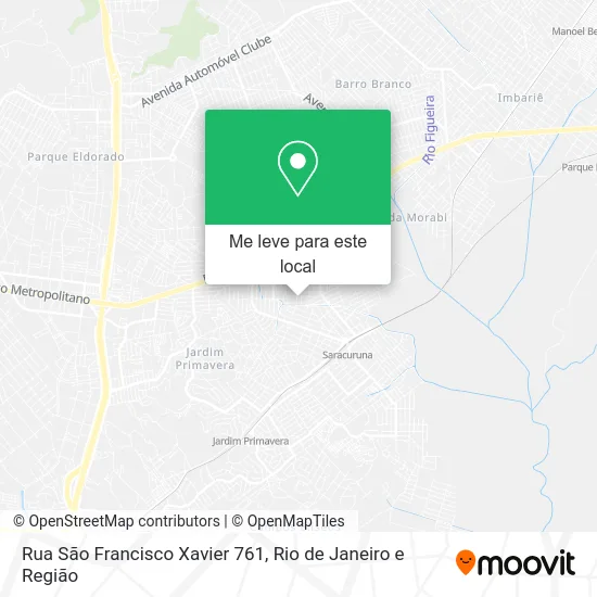 Rua São Francisco Xavier 761 mapa