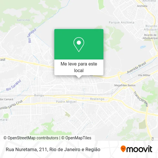 Rua Nuretama, 211 mapa