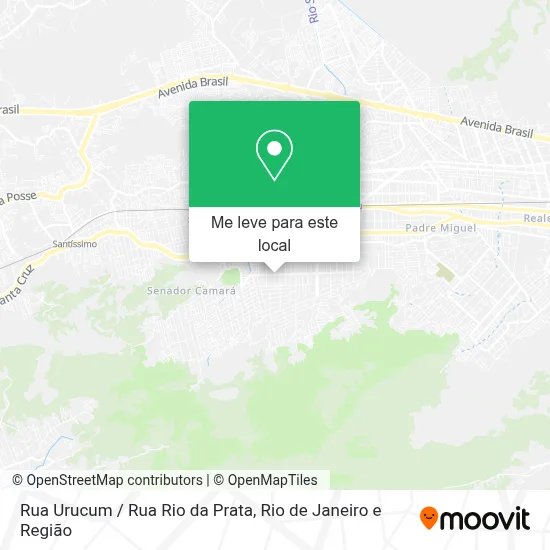 Rua Urucum / Rua Rio da Prata mapa