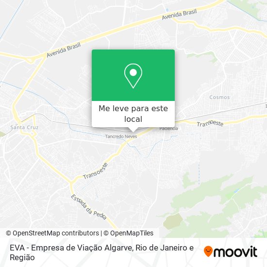 EVA - Empresa de Viação Algarve mapa