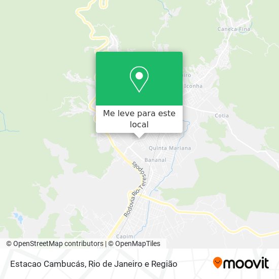 Estacao Cambucás mapa