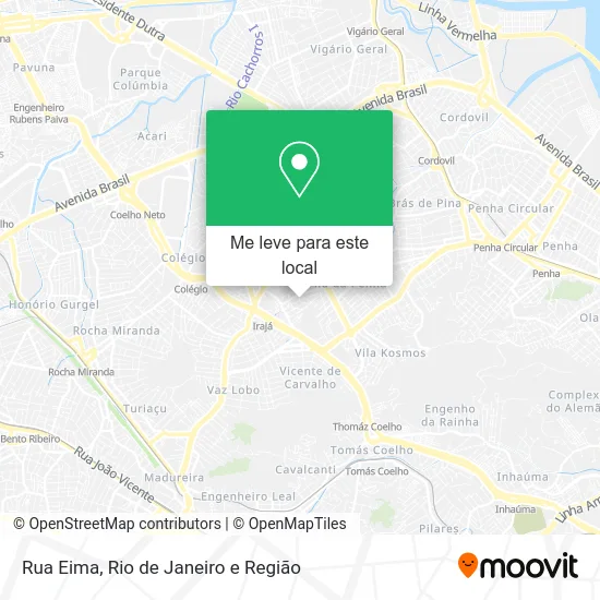 Rua Eima mapa