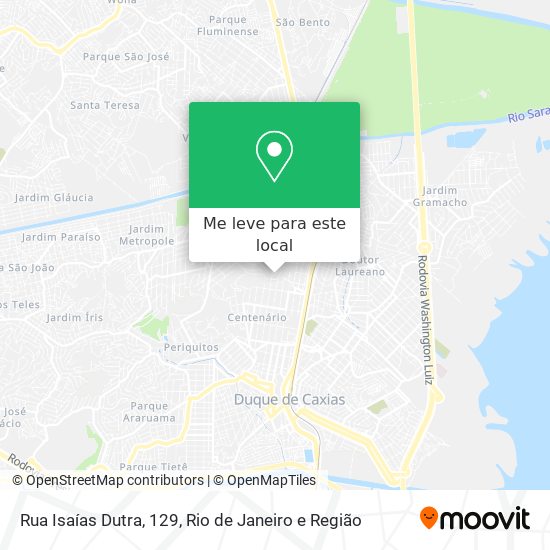 Rua Isaías Dutra, 129 mapa