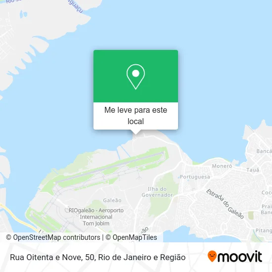 Rua Oitenta e Nove, 50 mapa