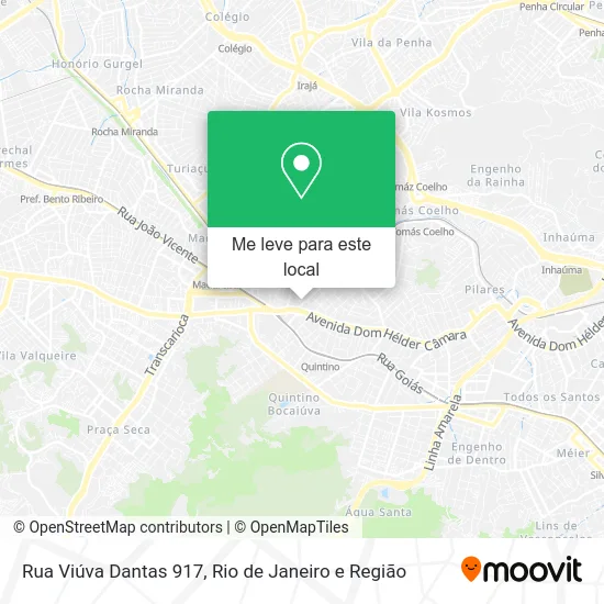 Rua Viúva Dantas 917 mapa
