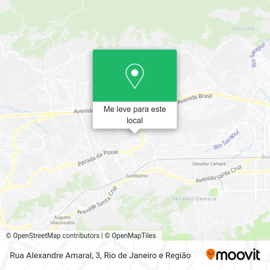 Rua Alexandre Amaral, 3 mapa
