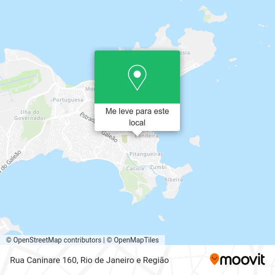 Rua Caninare 160 mapa