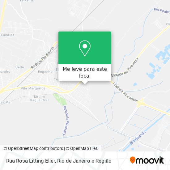 Rua Rosa Litting Eller mapa