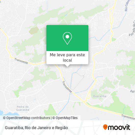 Guaratiba mapa