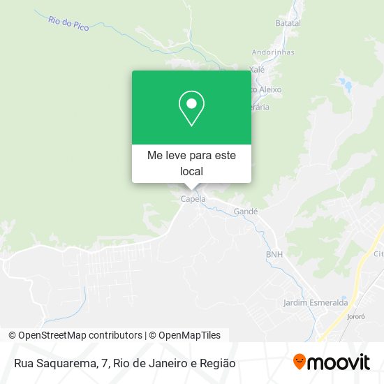 Rua Saquarema, 7 mapa