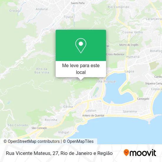 Rua Vicente Mateus, 27 mapa