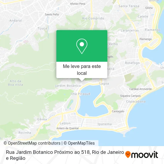 Rua Jardim Botanico Próximo ao 518 mapa