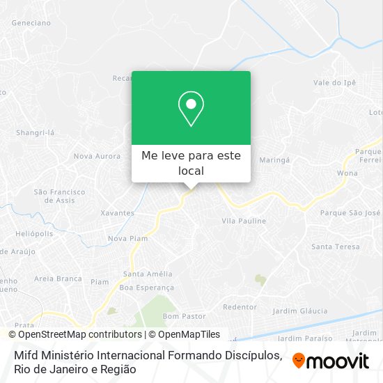 Mifd Ministério Internacional Formando Discípulos mapa