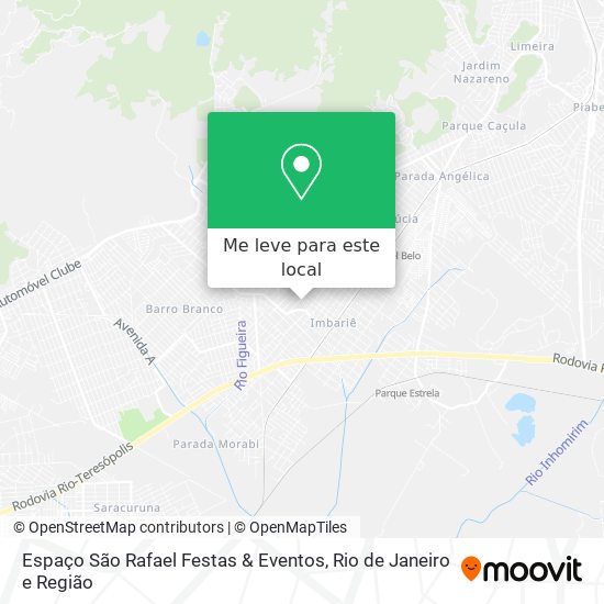 Espaço São Rafael Festas & Eventos mapa