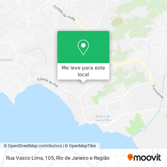 Rua Vasco Lima, 105 mapa