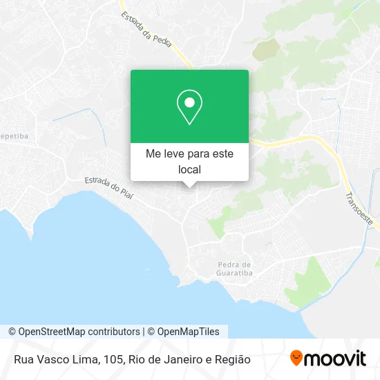 Rua Vasco Lima, 105 mapa