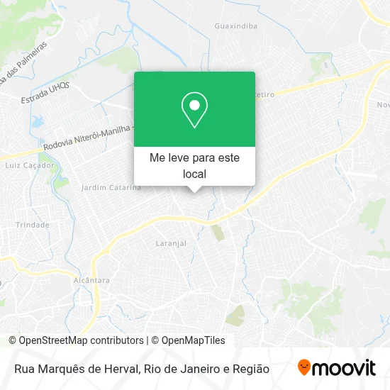 Rua Marquês de Herval mapa