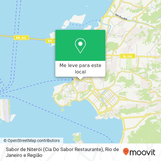 Sabor de Niterói (Cia Do Sabor Restaurante) mapa