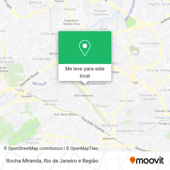 Rocha Miranda mapa