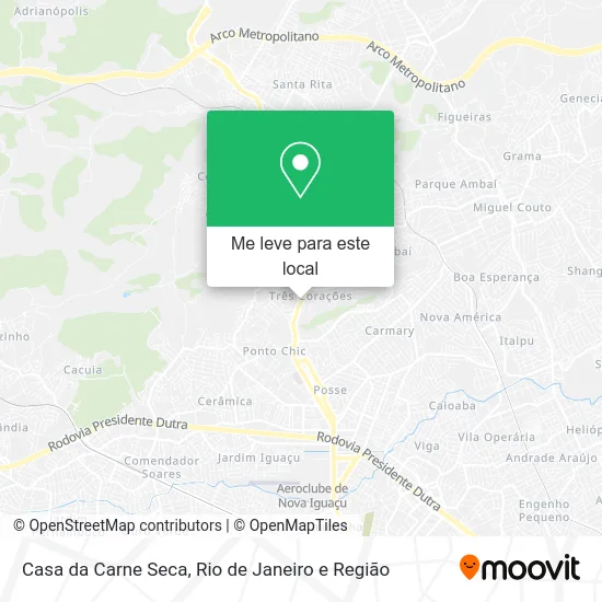 Casa da Carne Seca mapa