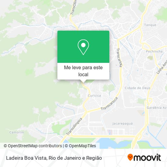 Ladeira Boa Vista mapa