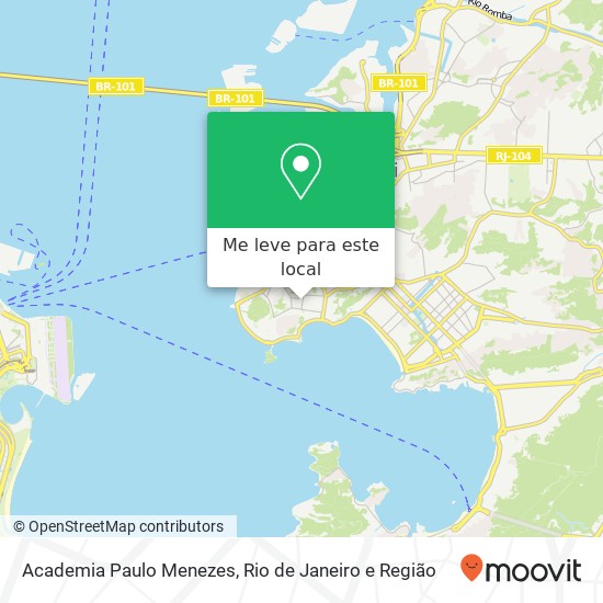 Academia Paulo Menezes mapa